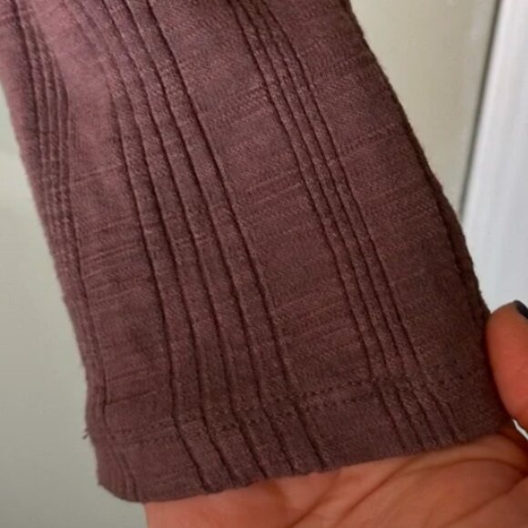 🍄 50% OFF - Brown-Mauve Button-Up Women's Top - Picture 6 of 9
